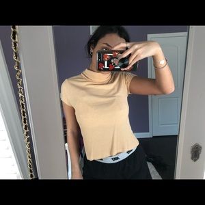 BRANDY MELVILLE orange turtle neck